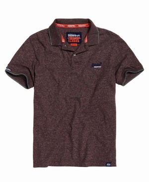 Superdry Orange Label Jersey Férfi Póló Bordó | EXAKP9863